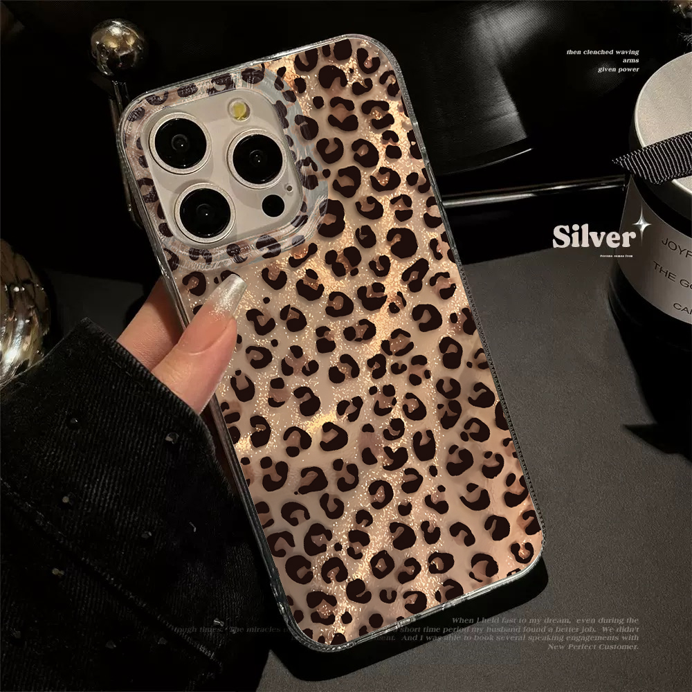 Phone Cases Samsung S25 Ultra - Modern Leopard Phone Case For Samsung