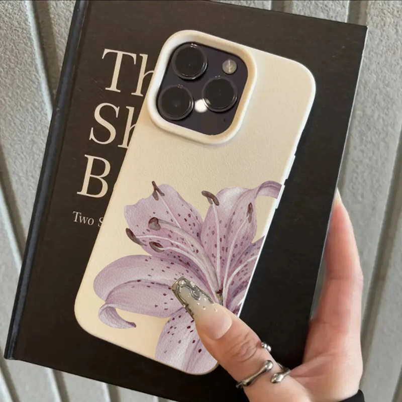 Phone Cases Xs - Purple Lily Flower Phone Case For