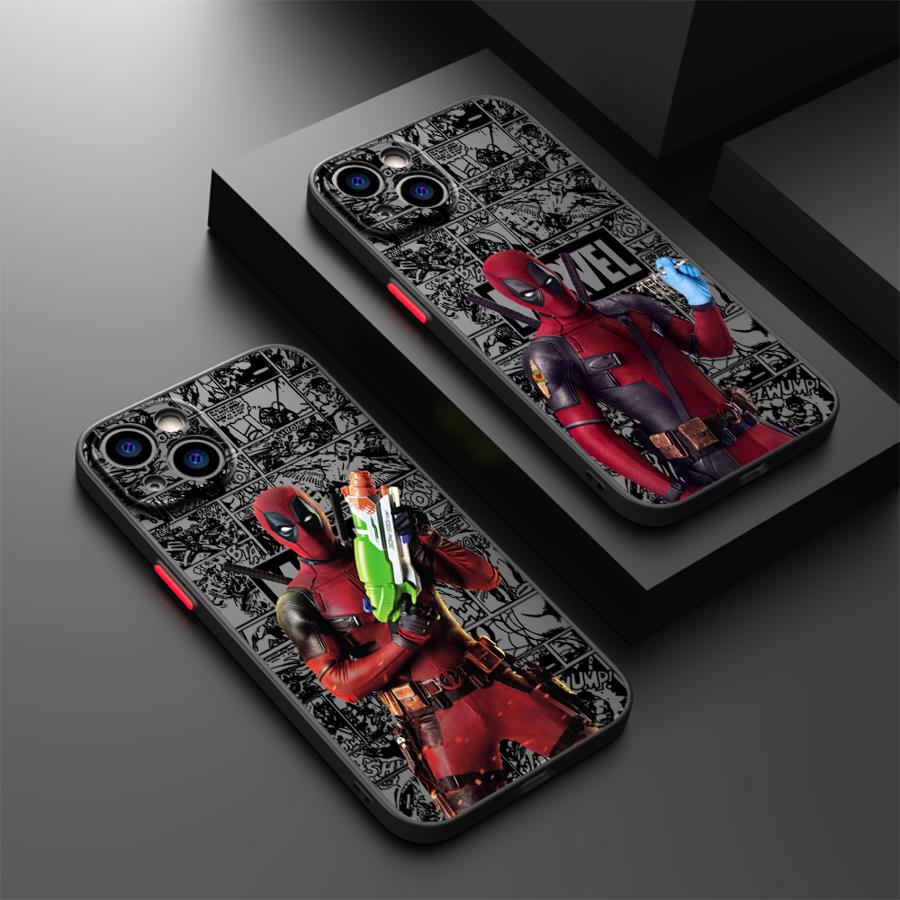 Phone Cases Xs - Marvel Funny Deadpool Case for iPhone