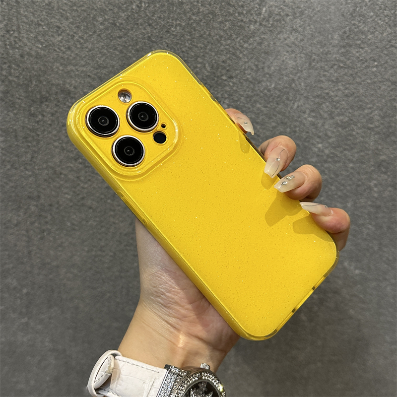 Phone Cases Arc - Bright Fluorscent Yellow Glitter Phone Case