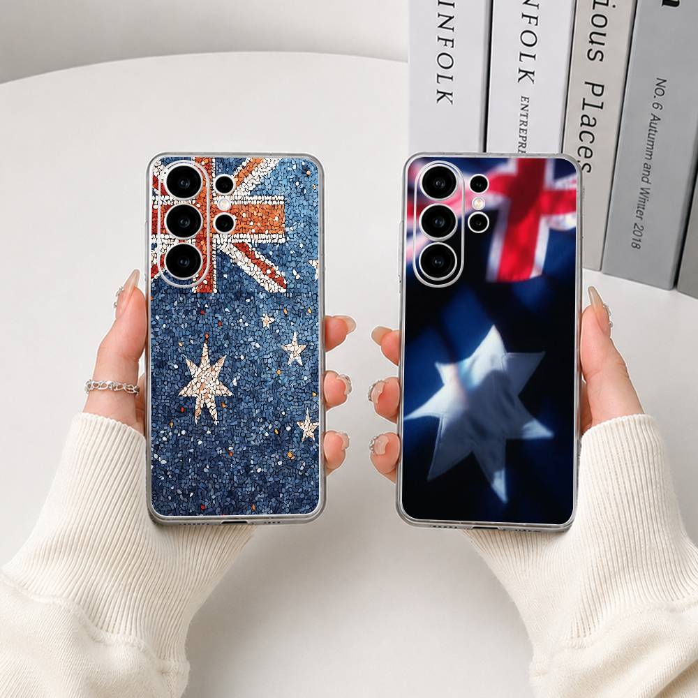 Phone Cases Australia - Flag of Australia Clear Phone Case