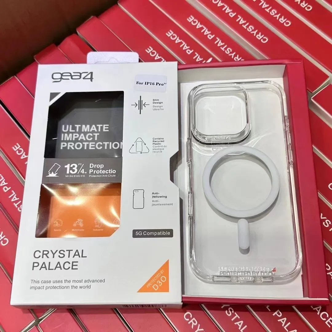 Clear Magsafe Case - Gear4 Clear Armor Shockproof for Magsafe