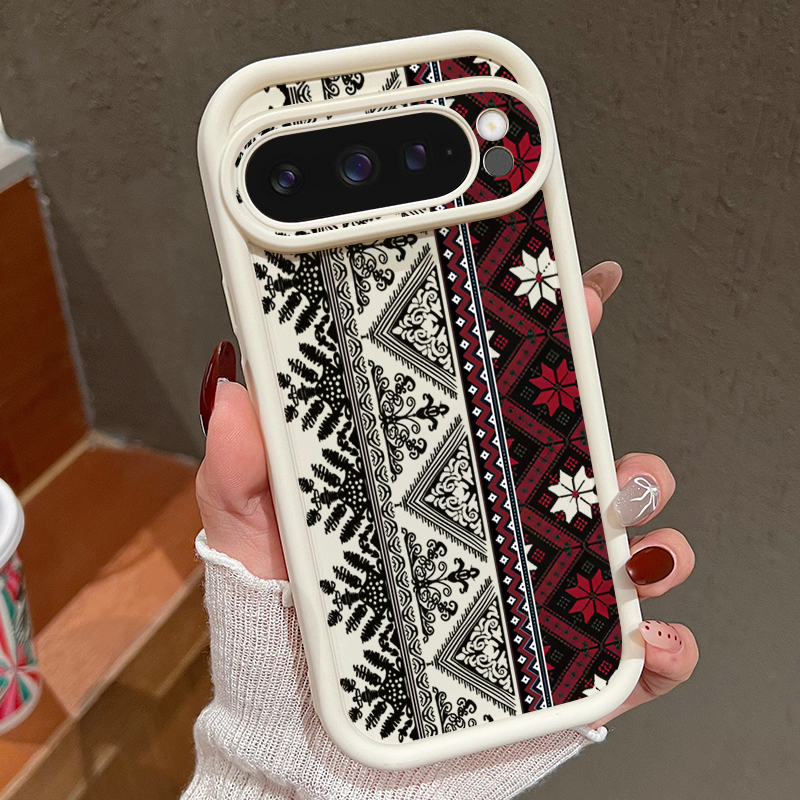 Phone Cases Google Pixel 10 Pro - Vintage Totem Pattern Phone Case For