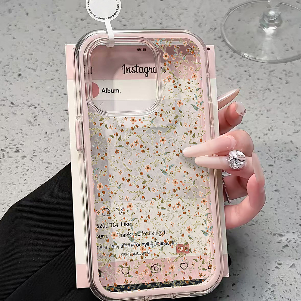Phone Cases Unique - Wildflowers Clear Phone Case For iPhone
