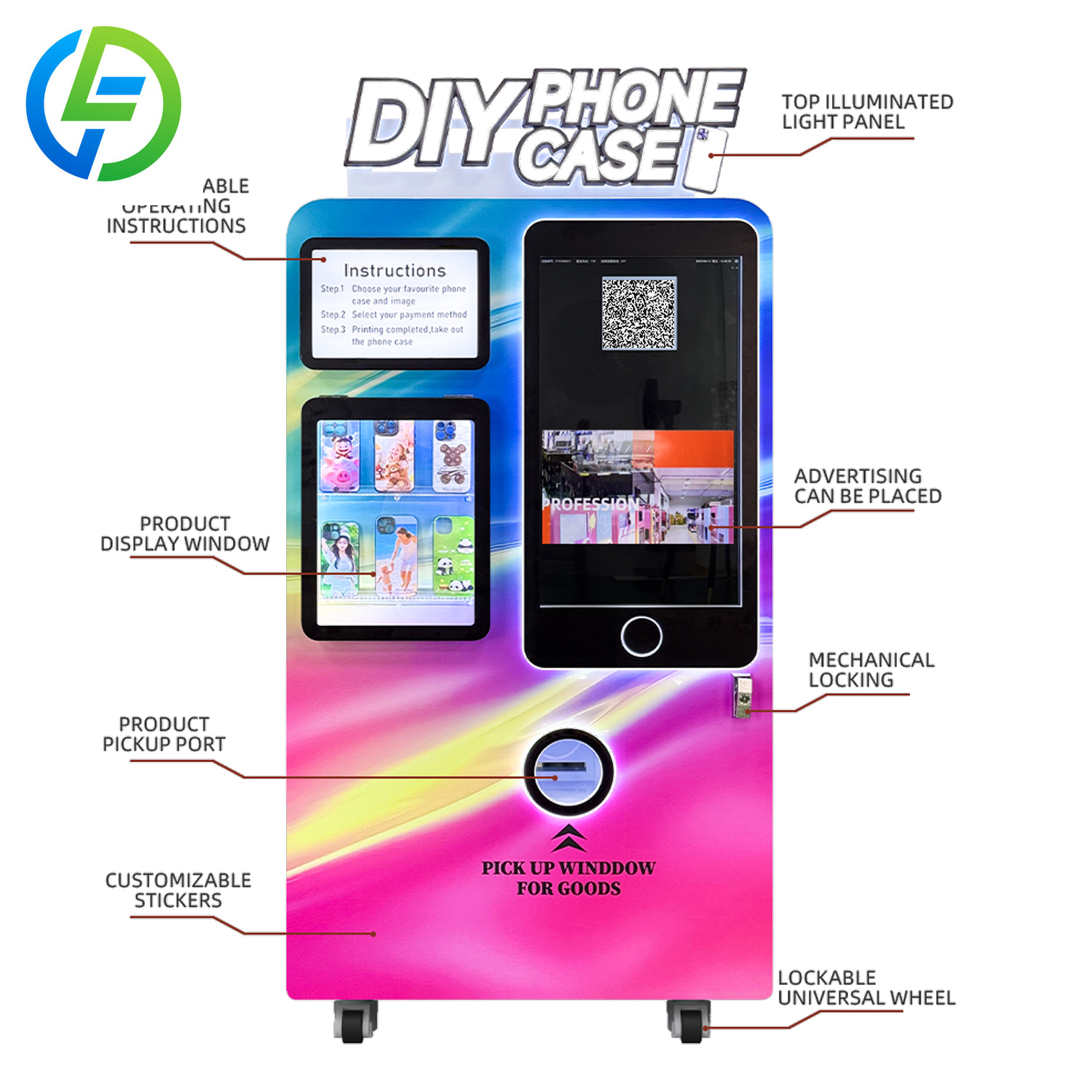 Professional Mobile Phone Cove - Phone Cases Vending Machine のレビューと価格