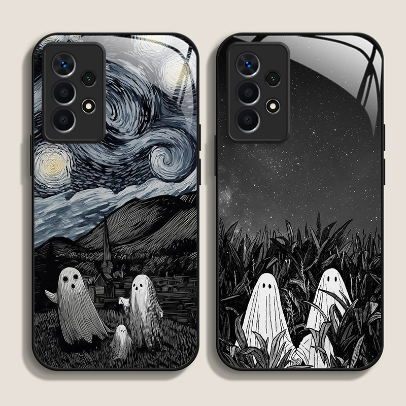 Funny Ghost Abstract Art Patte - Phone Cases For Samsung S21 5G のレビューと価格