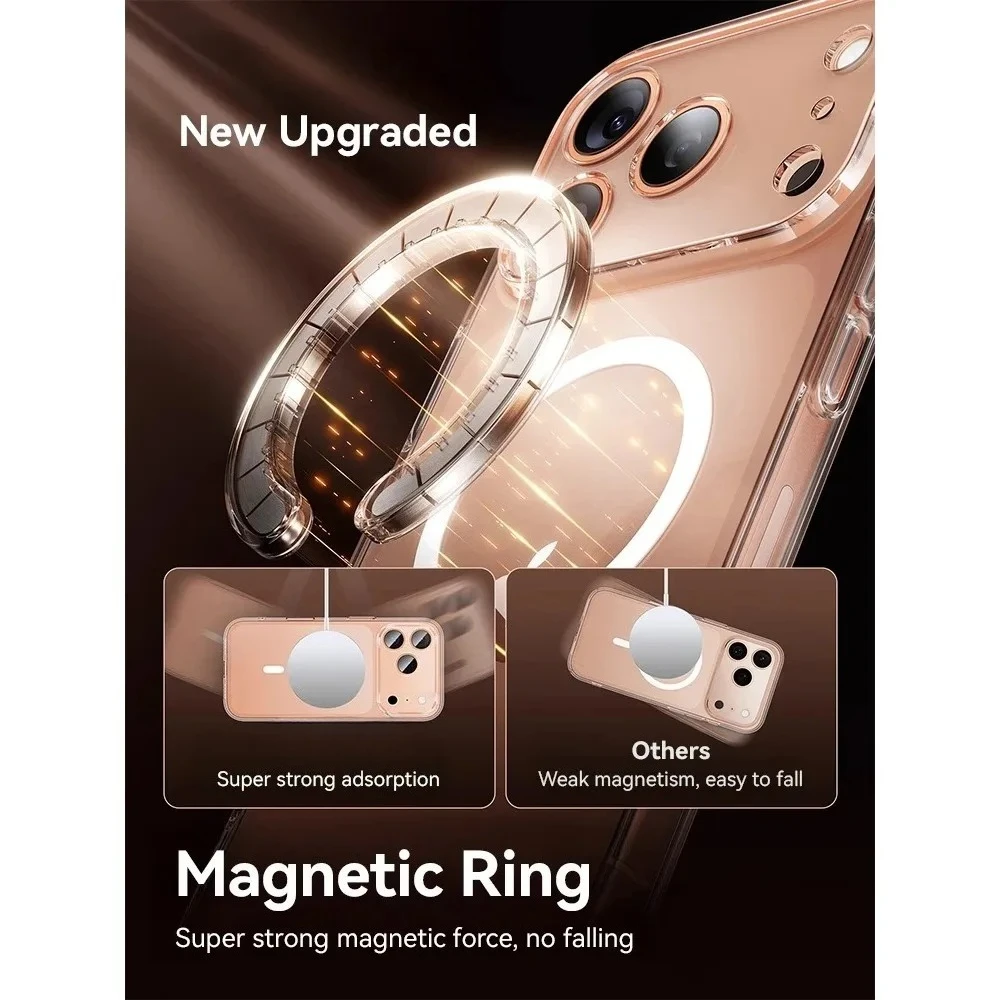 New Magnetic Case For IPhone17 - Transparent Thin Case のレビューと価格