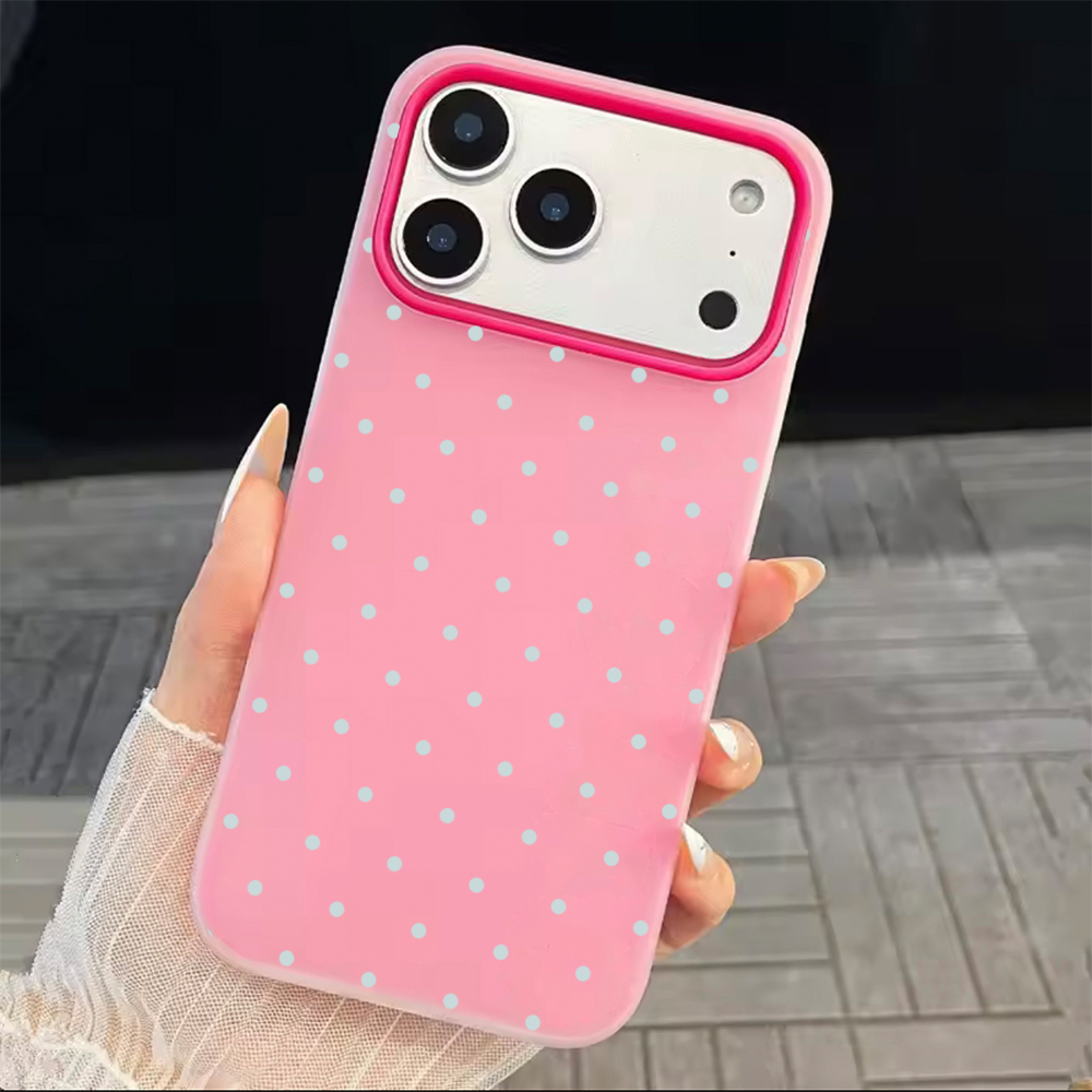 Adorable Light Blue Polka Dot  - Phone Cases Blue のレビューと価格