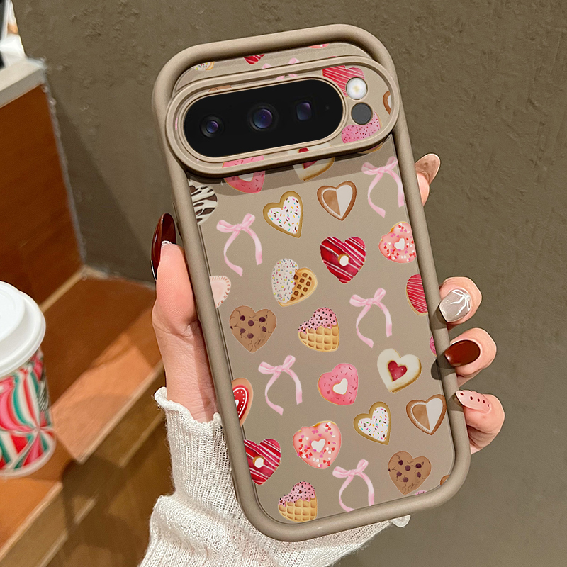 Love Hearts Bow Pattern Phone  - Phone Cases Google Pixel 10 Pro のレビューと価格