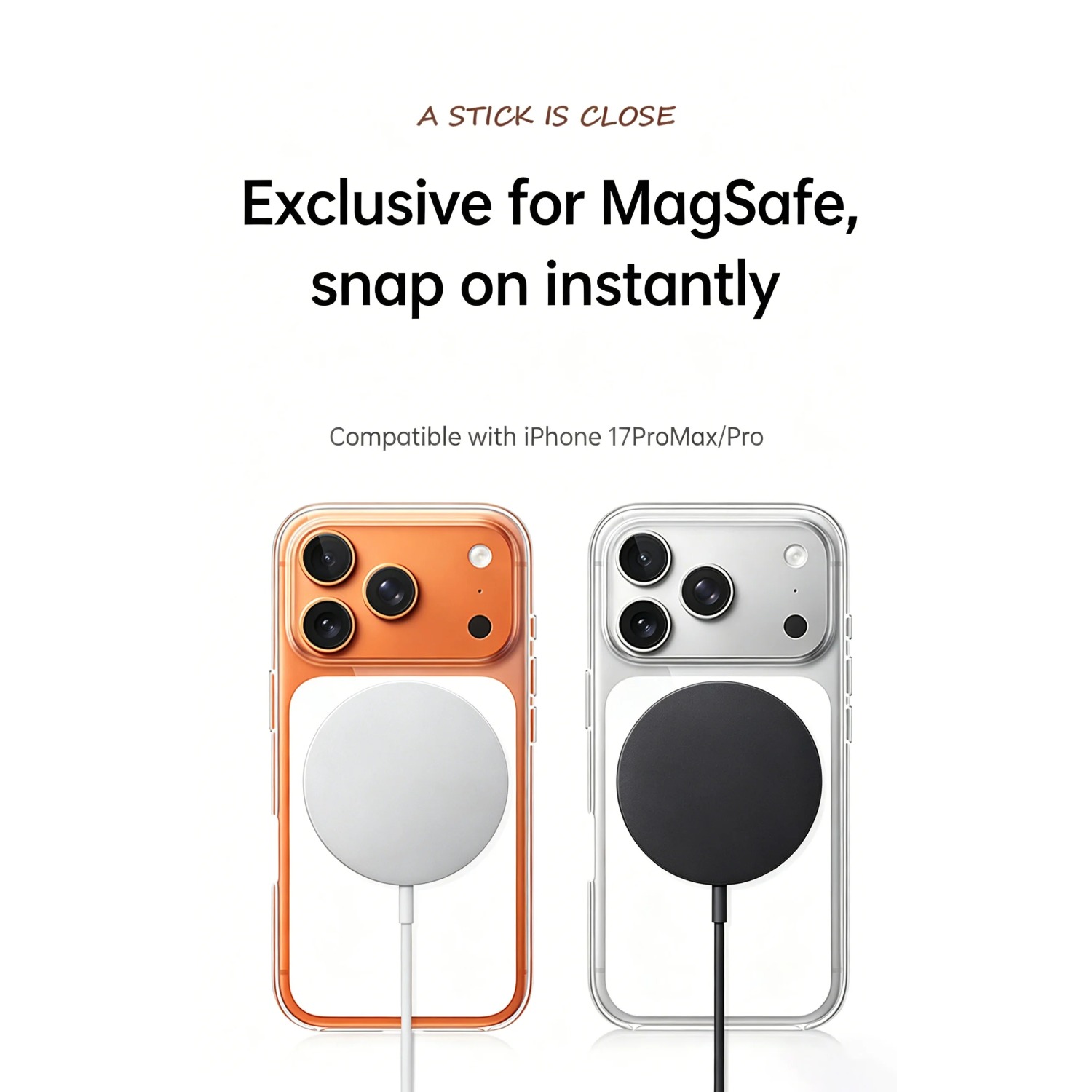 Magnetic Clear Case for iPhone - Transparent Thin Case のレビューと価格