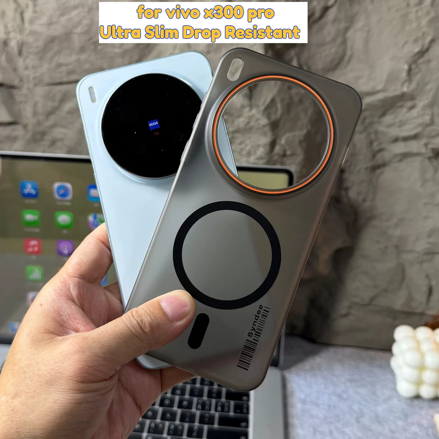 Ultra Thin Skin Feel Magnetic  - Transparent Thin Case のレビューと価格