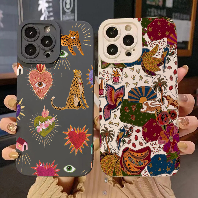 Floral Leopard Eyes Phone Case - Phone Cases Arc のレビューと価格