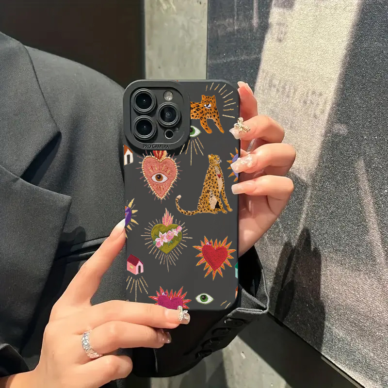 Floral Leopard Eyes Phone Case - Phone Cases Arc のレビューと価格