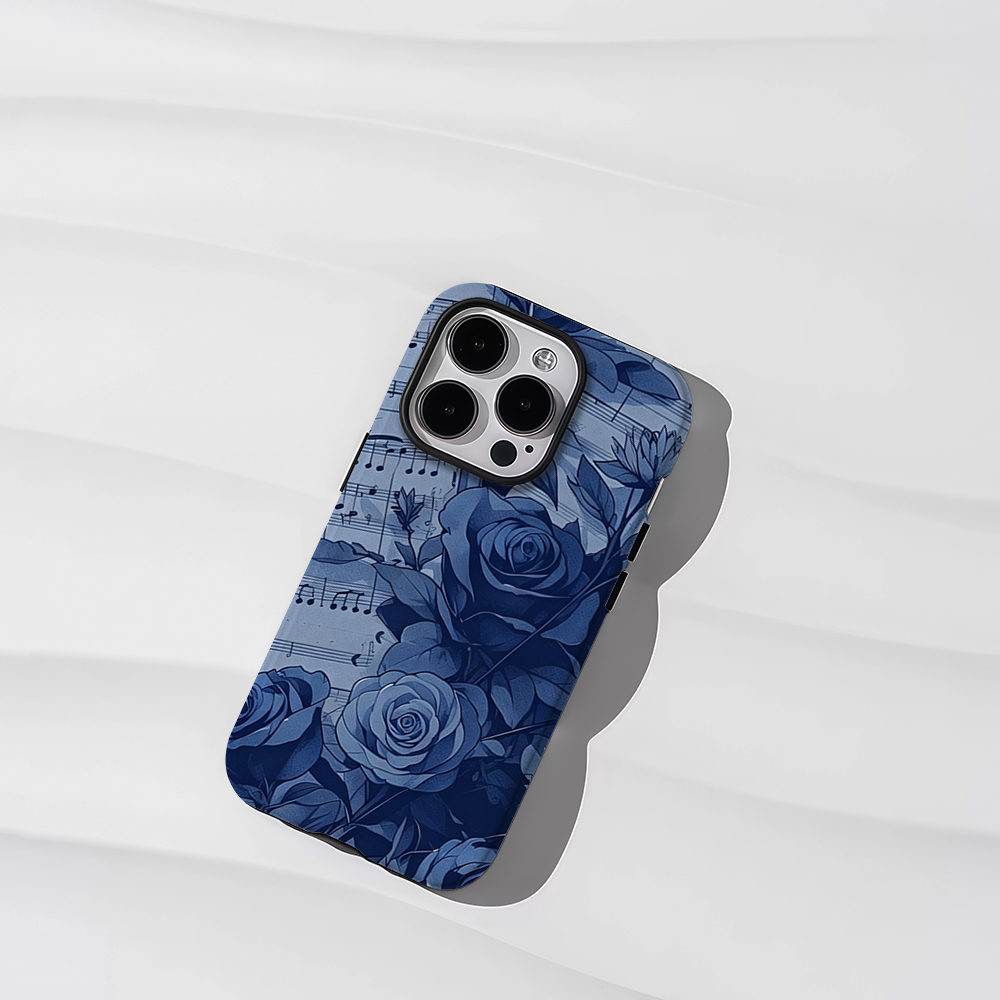 Music Blue Rose 2-in-1 Phone C - Phone Cases Blue のレビューと価格
