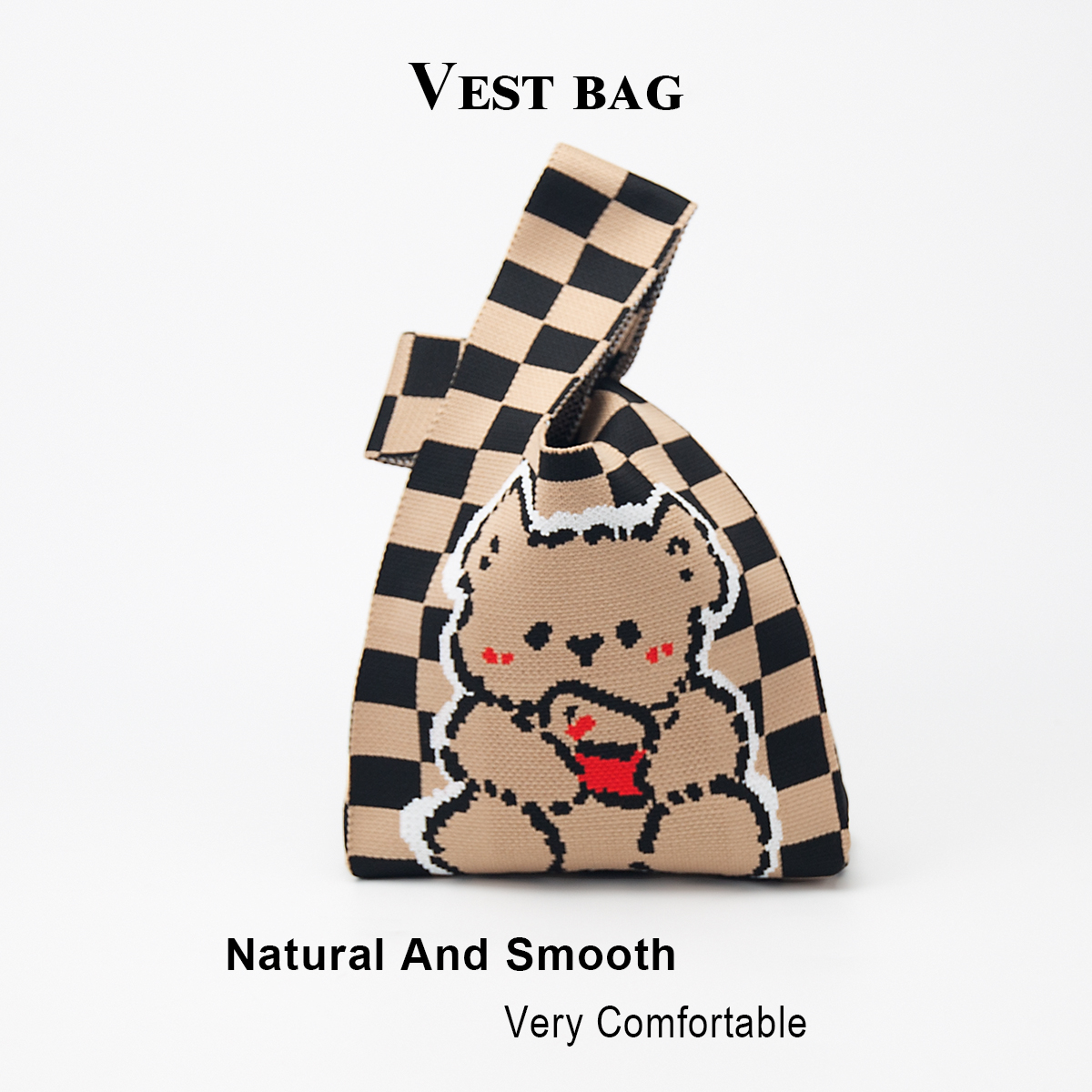 Cute Knitted Handbag for Girls - Phone Cases You Can Design のレビューと価格