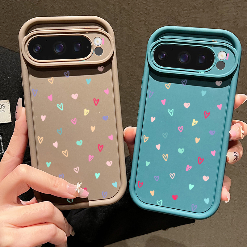 Colorful Little Hearts Soft Ca - Phone Cases Google Pixel 10 Pro のレビューと価格