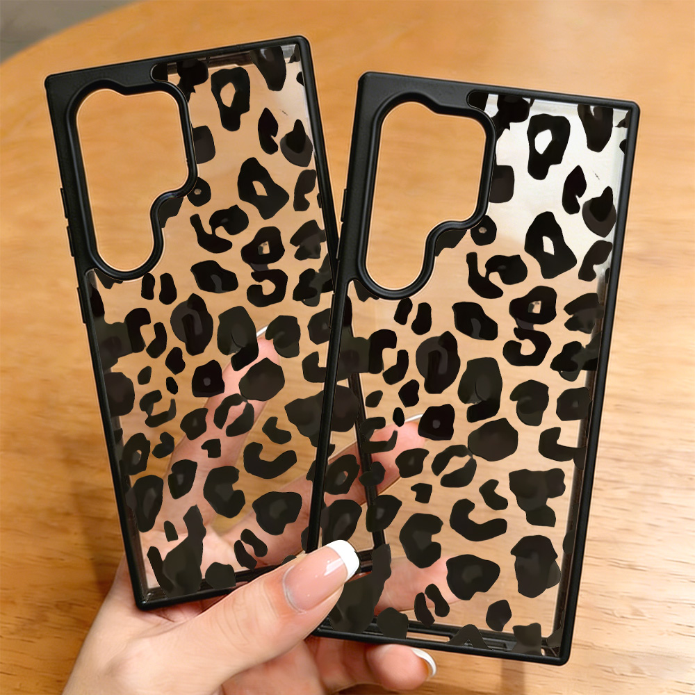 Leopard Print Clear Phone Case - Phone Cases With Straps のレビューと価格