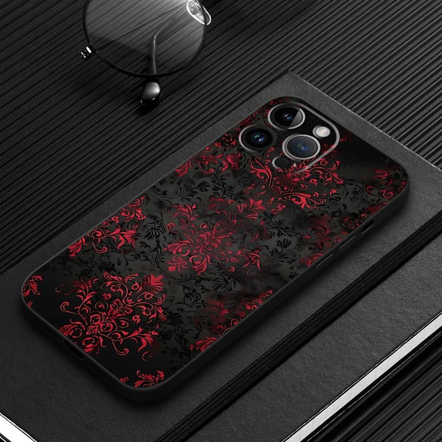 Black And Red Sexy Lace Phone  - Phone Cases Xs のレビューと価格