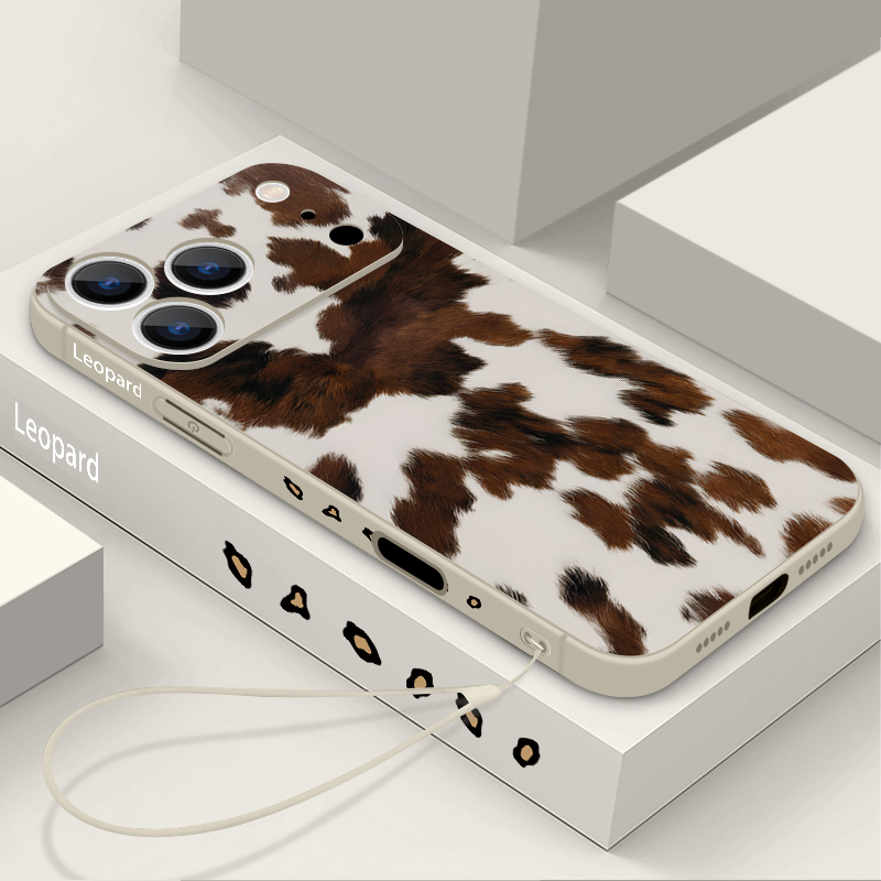 Leopard Print TPU Phone Case F - Phone Cases With Straps のレビューと価格