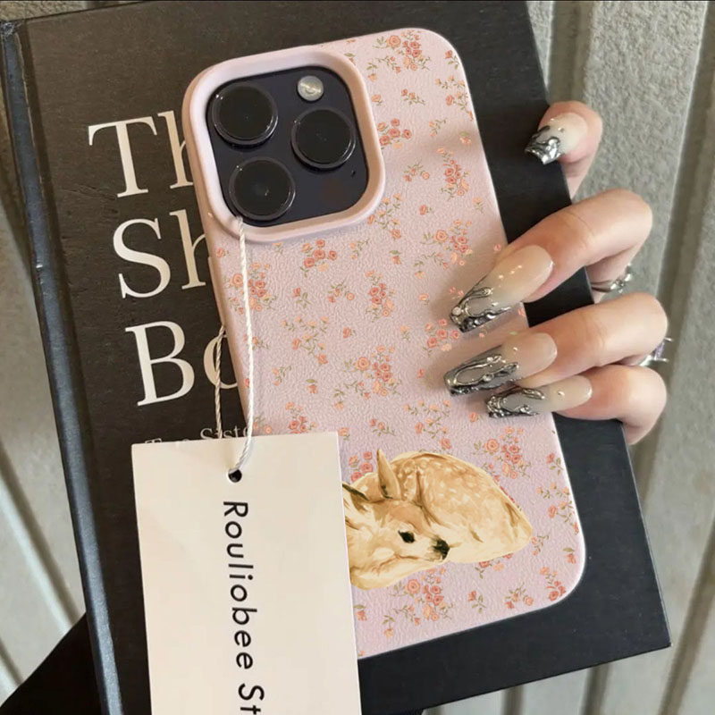 Cute Deer Full Floral Pattern  - Phone Cases Xs のレビューと価格
