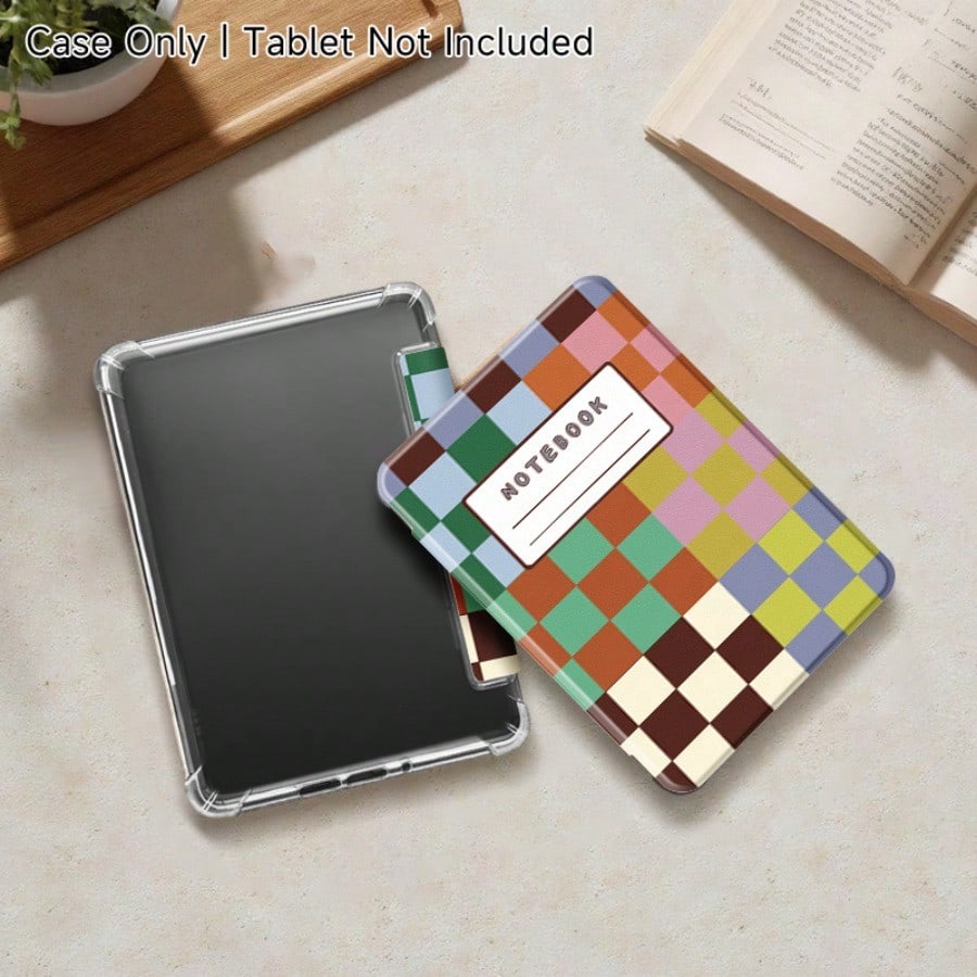 Multi Colored Grid Notebook Pa - Transparent Thin Case のレビューと価格