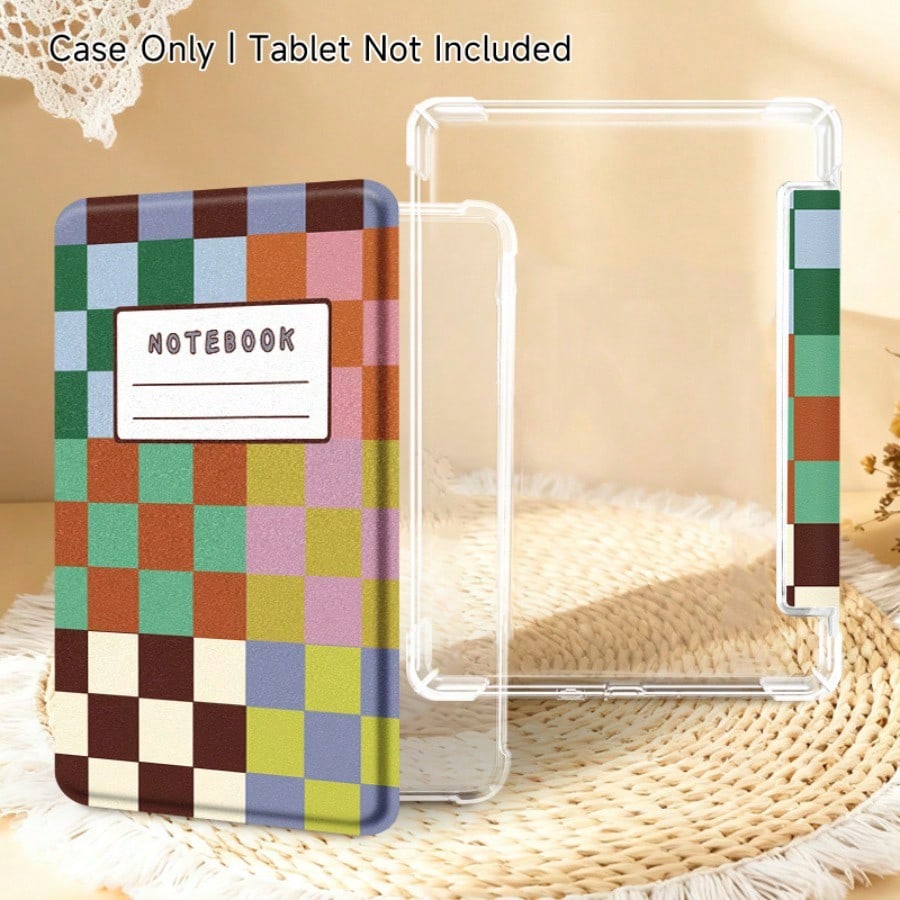 Multi Colored Grid Notebook Pa - Transparent Thin Case のレビューと価格