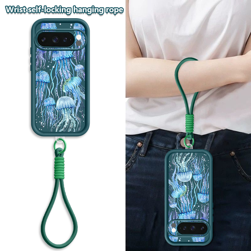 Humpback Whale Print Wrist Str - Phone Cases With Straps のレビューと価格
