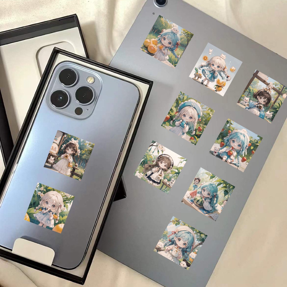 60 Pieces of Fruit Girl Cartoo - Phone Cases You Can Design のレビューと価格
