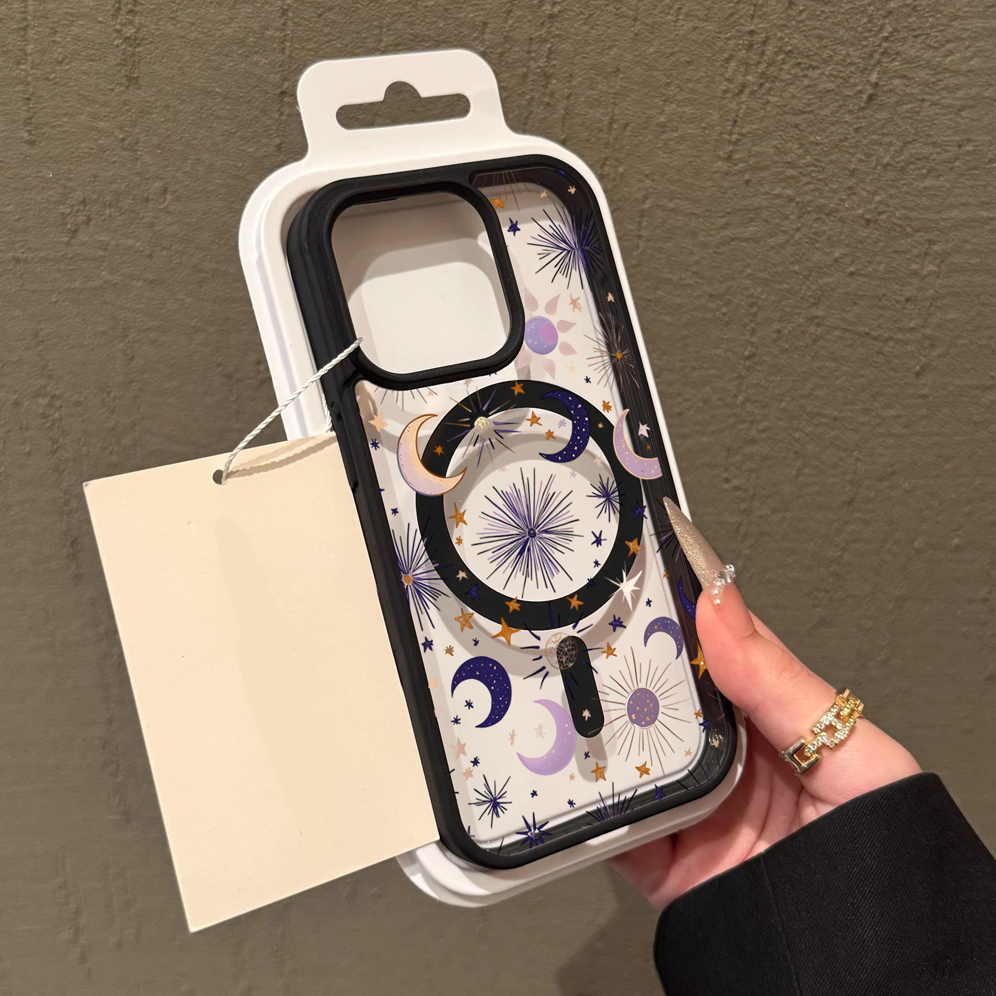 Stars Moon Y2K Clear Case For  - Clear Magsafe Case のレビューと価格