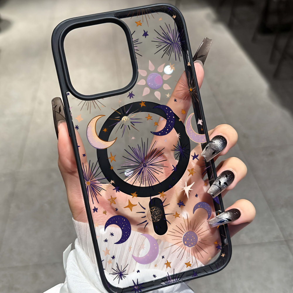 Stars Moon Y2K Clear Case For  - Clear Magsafe Case のレビューと価格