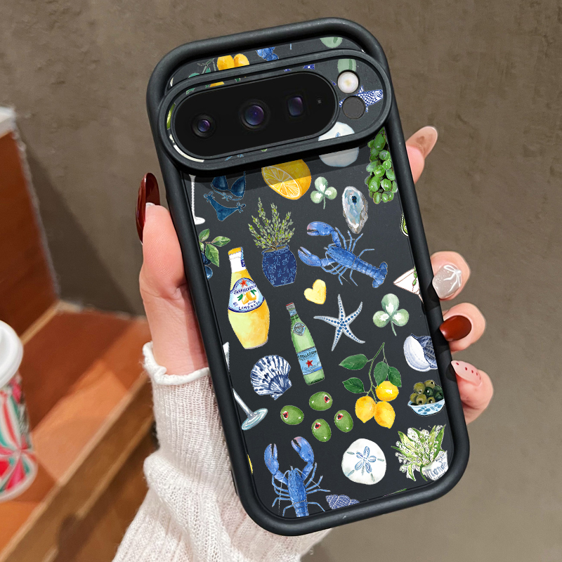 Ocean Whale Patterned TPU Phon - Phone Cases Google Pixel 10 Pro のレビューと価格