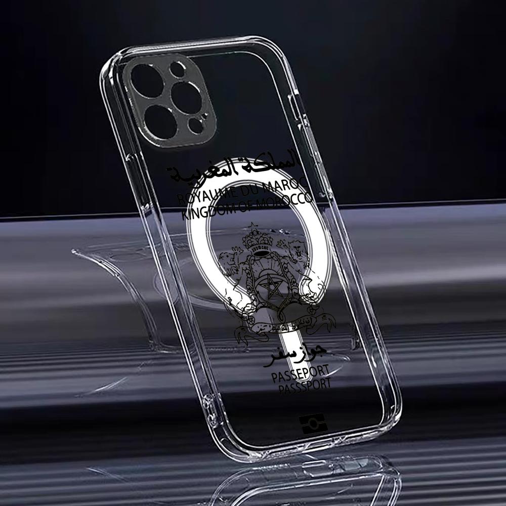 Cool Morocco Passport Phone Ca - Clear Magsafe Case のレビューと価格