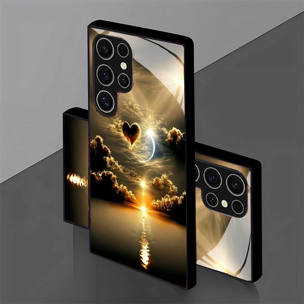 Sunset scenery glass Phone Cas - Phone Cases For Samsung S21 5G のレビューと価格
