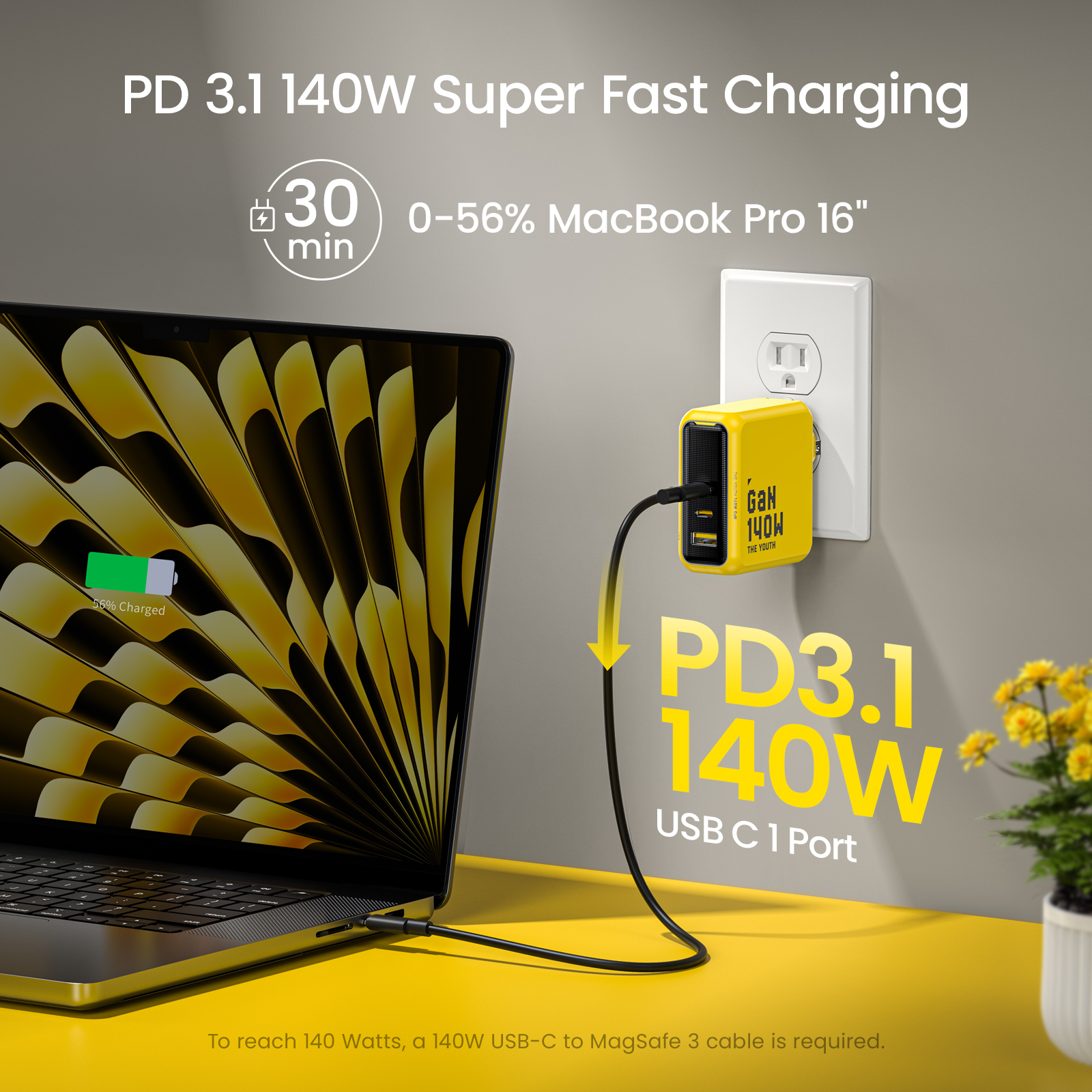 AOHI Youth 140W GaN Charger PD - Phone Cases Quick Delivery のレビューと価格