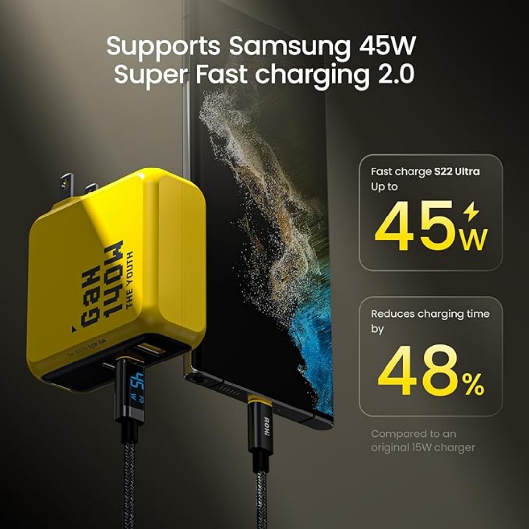 AOHI Youth 140W GaN Charger PD - Phone Cases Quick Delivery のレビューと価格