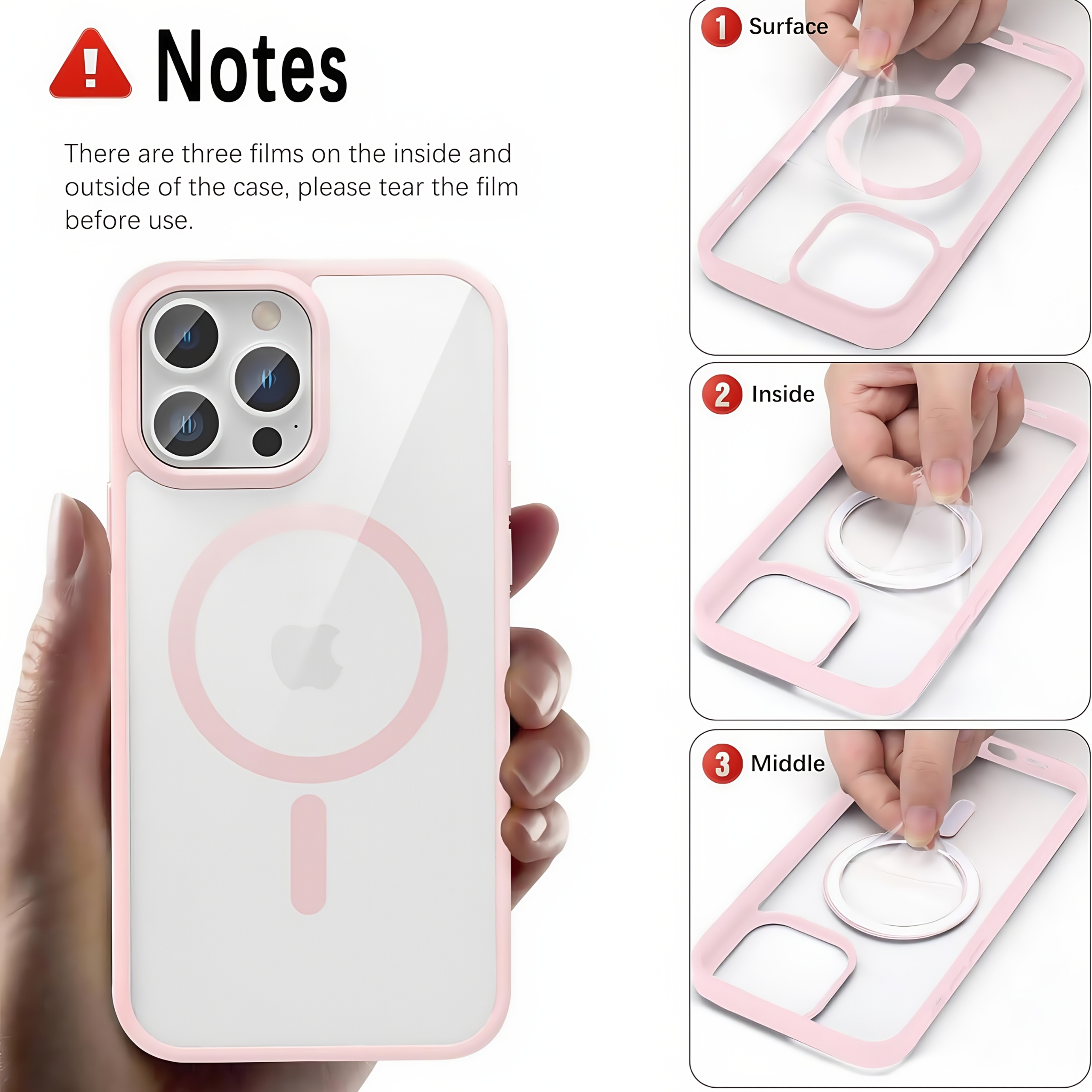 Fashion Phone Case for IPhone  - Clear Magsafe Case のレビューと価格
