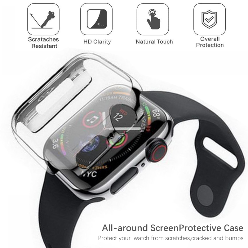 1PC 44\40mm Ultra-thin Hard Sc - Transparent Thin Case のレビューと価格