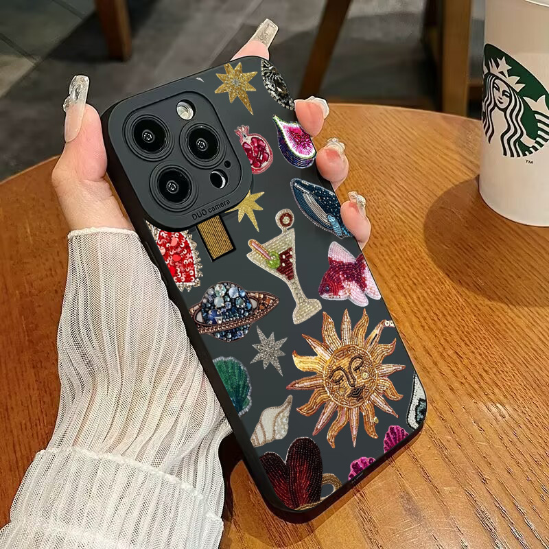 Fashion Black Collage Pattern  - Phone Cases Arc のレビューと価格