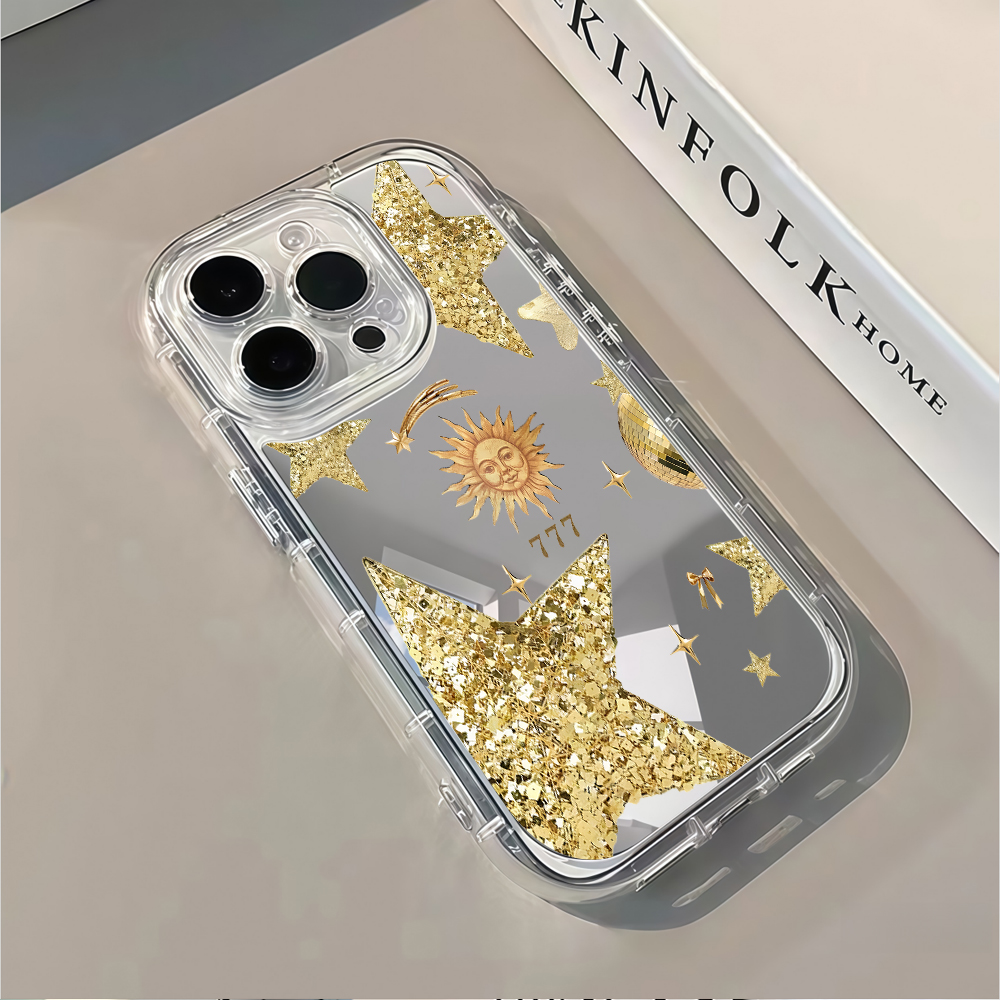 Celestial Gold Glitter Mirror  - Phone Cases Xs のレビューと価格