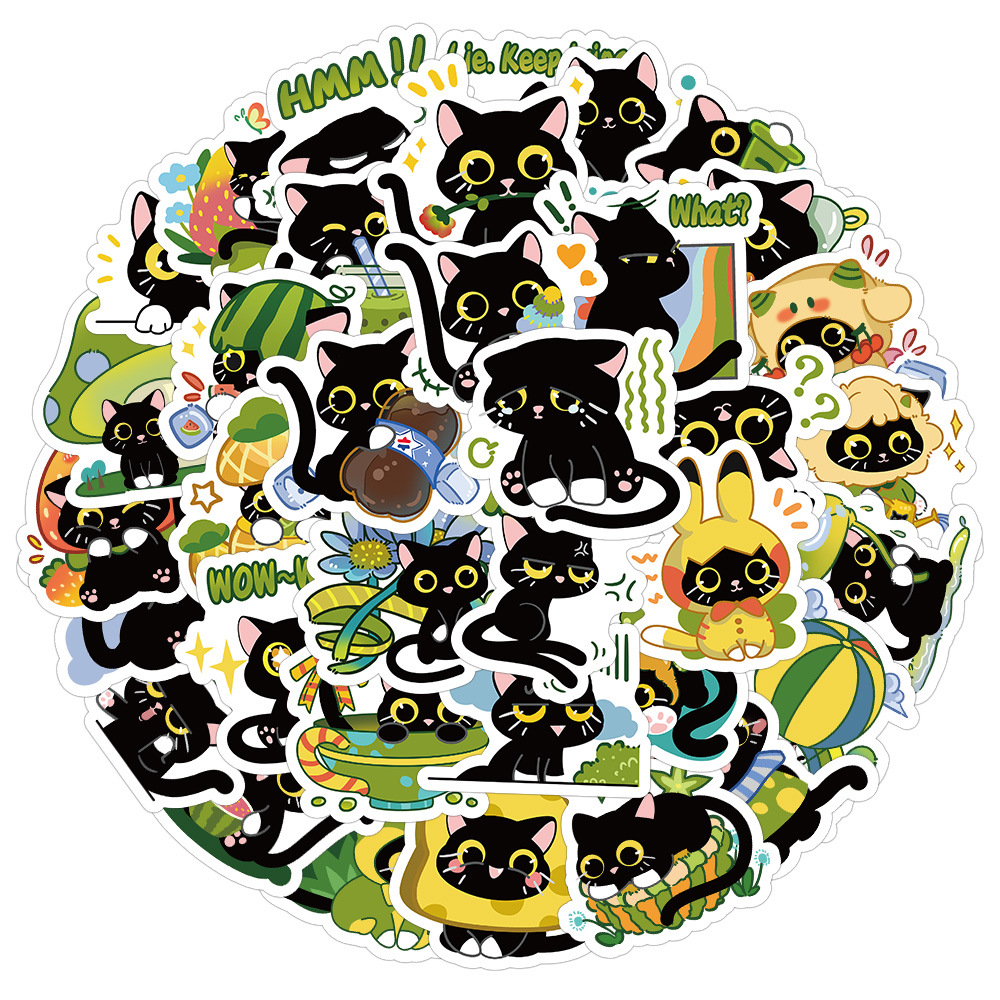 60 Cute Cartoon Black Cat Wate - Phone Cases You Can Design のレビューと価格