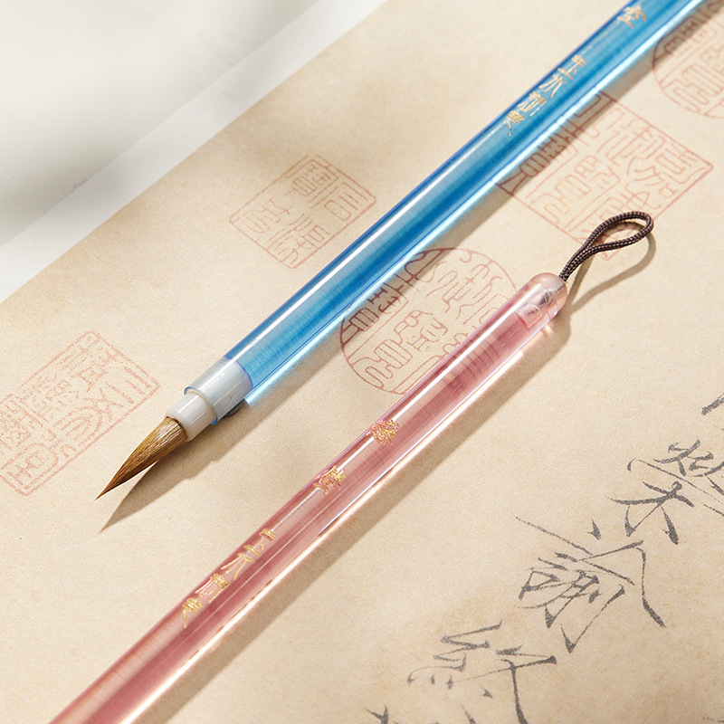 Small Case Brush and Wolf Hair - Transparent Thin Case のレビューと価格
