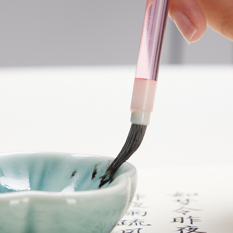 Small Case Brush and Wolf Hair - Transparent Thin Case のレビューと価格