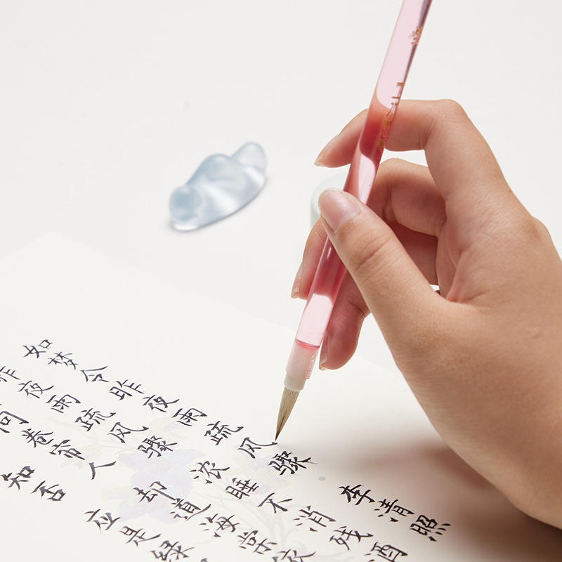 Small Case Brush and Wolf Hair - Transparent Thin Case のレビューと価格