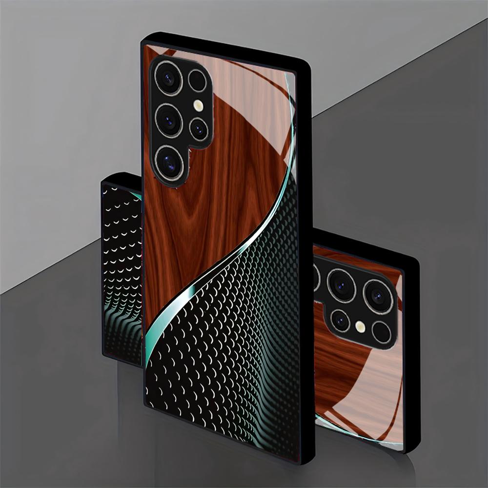 Creative Honeycomb Wood Patter - Phone Cases For Samsung S21 5G のレビューと価格