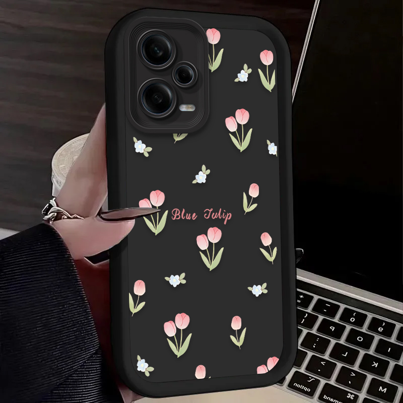 Retro Tulip Flower Phone Case  - Phone Cases Redmi のレビューと価格