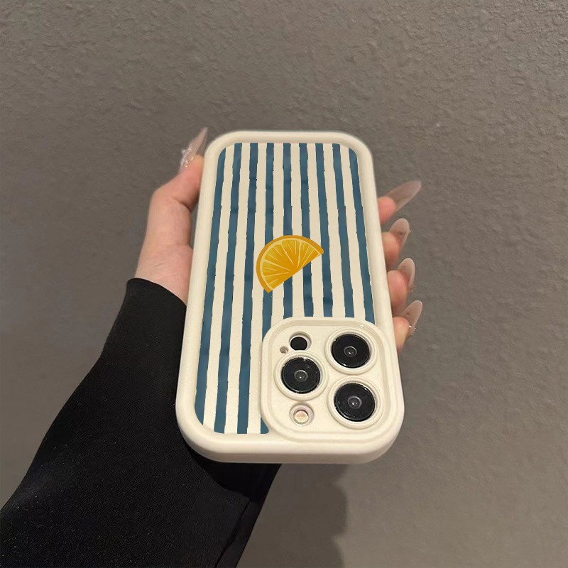Striped Lemon Slice Pattern Ph - Phone Cases Xs のレビューと価格