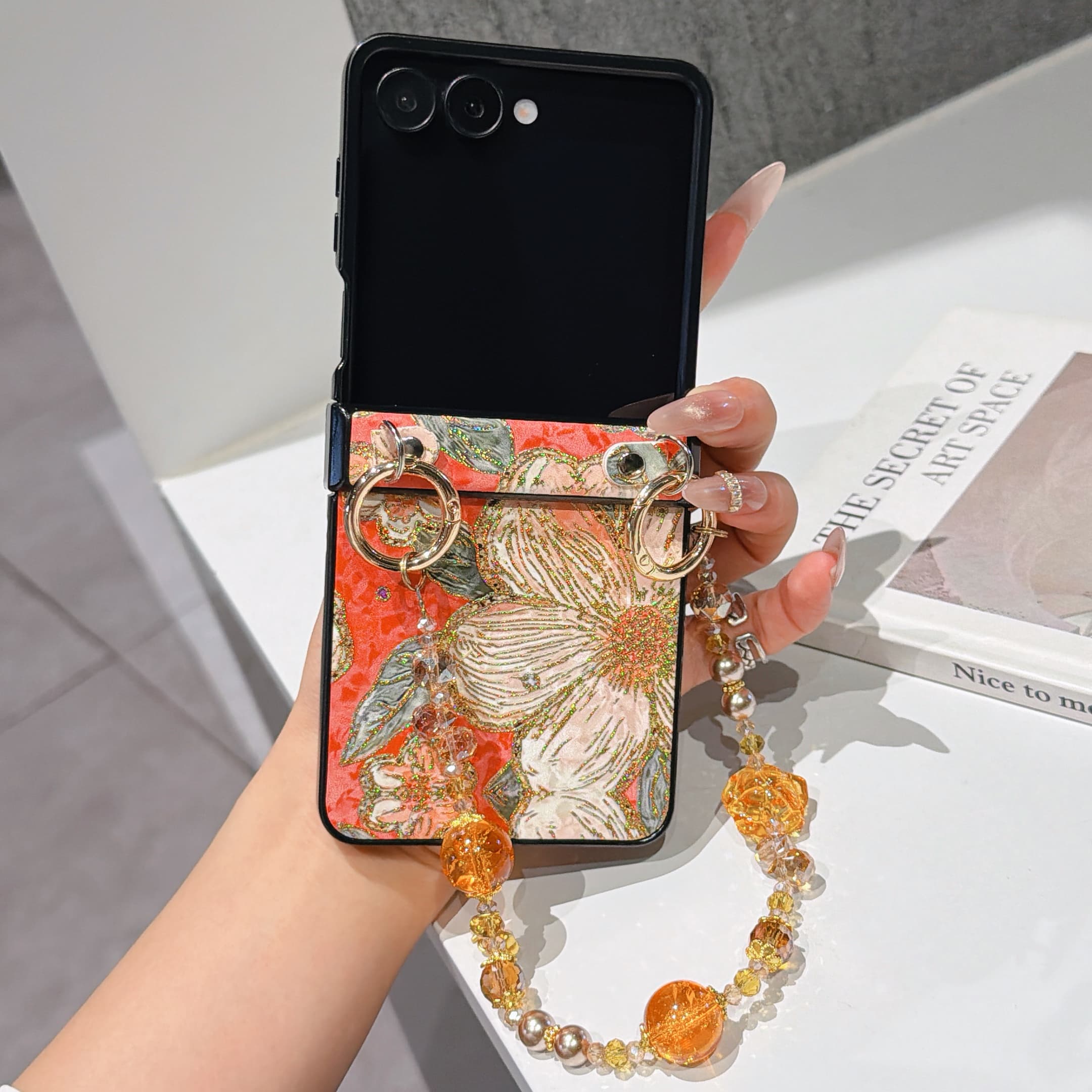 Hinge Protection PU Leather Co - Phone Cases With Straps のレビューと価格