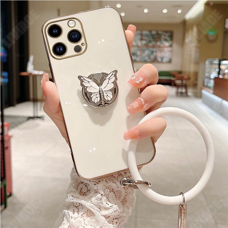 Butterfly Ring Holder Strap Ca - Phone Cases Arc のレビューと価格