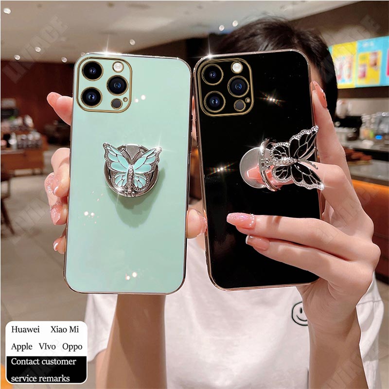 Butterfly Ring Holder Strap Ca - Phone Cases Arc のレビューと価格