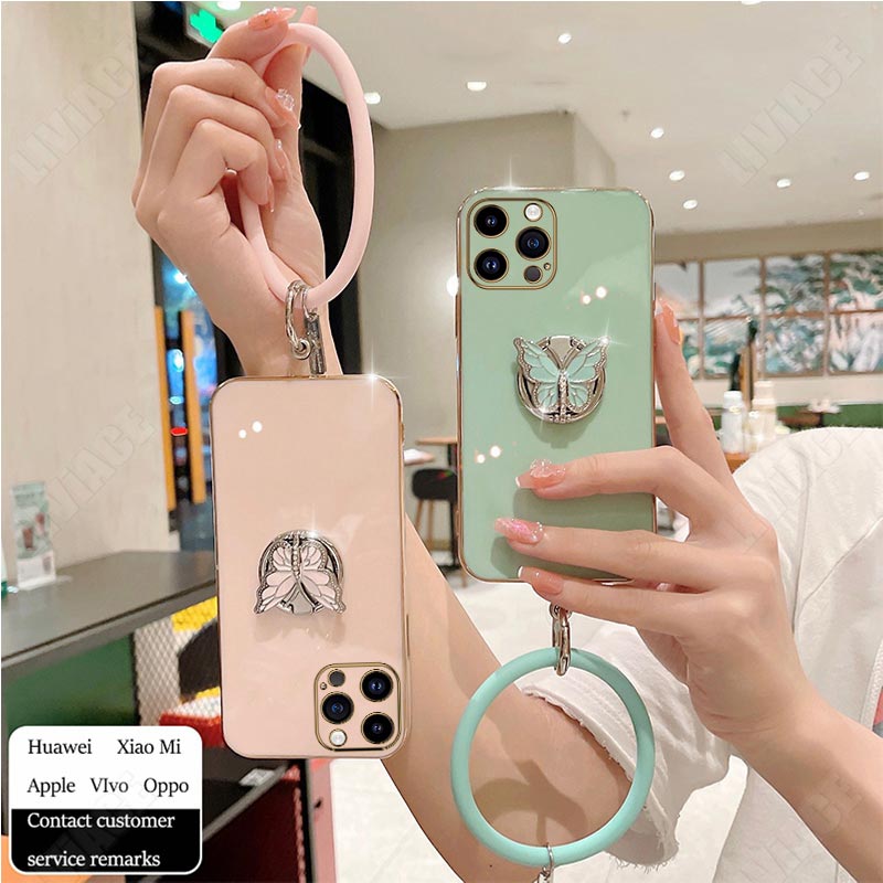 Butterfly Ring Holder Strap Ca - Phone Cases Arc のレビューと価格